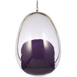 Hanging Egg Bubble Chair In Gold Finish