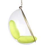 Hanging Bubble Chair In Gold Finish