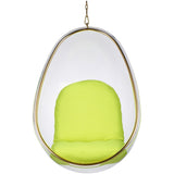 Hanging Egg Bubble Chair In Gold Finish