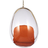 Hanging Egg Bubble Chair In Gold Finish