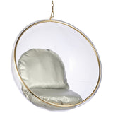Hanging Bubble Chair In Gold Finish