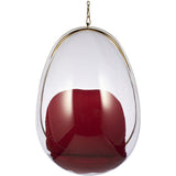 Hanging Egg Bubble Chair In Gold Finish