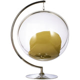 Bubble Chair and Stand in Stainless Steel