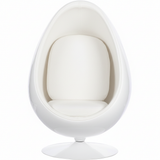 Pod Ball Chair in White - View 1
