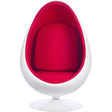 Pod Ball Chair with Cashmere Wool Upholstery