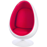 Pod Ball Chair with Cashmere Wool Upholstery