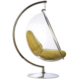 Bubble Chair and Stand in Stainless Steel